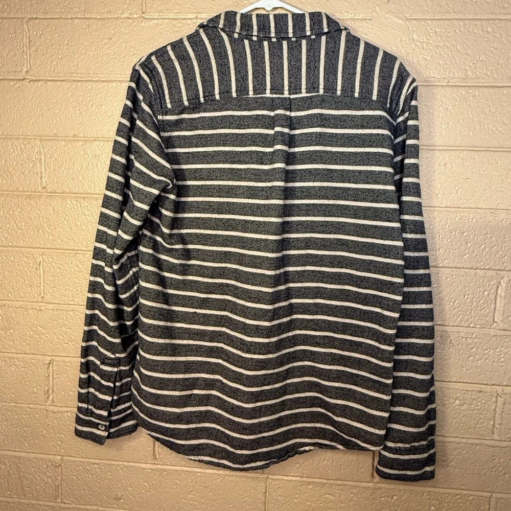 Tucker + Tate black and Cream Striped Shirt